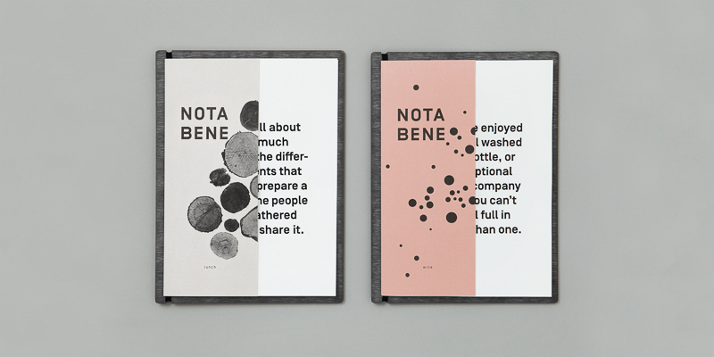 Nota Bene designed by Blok