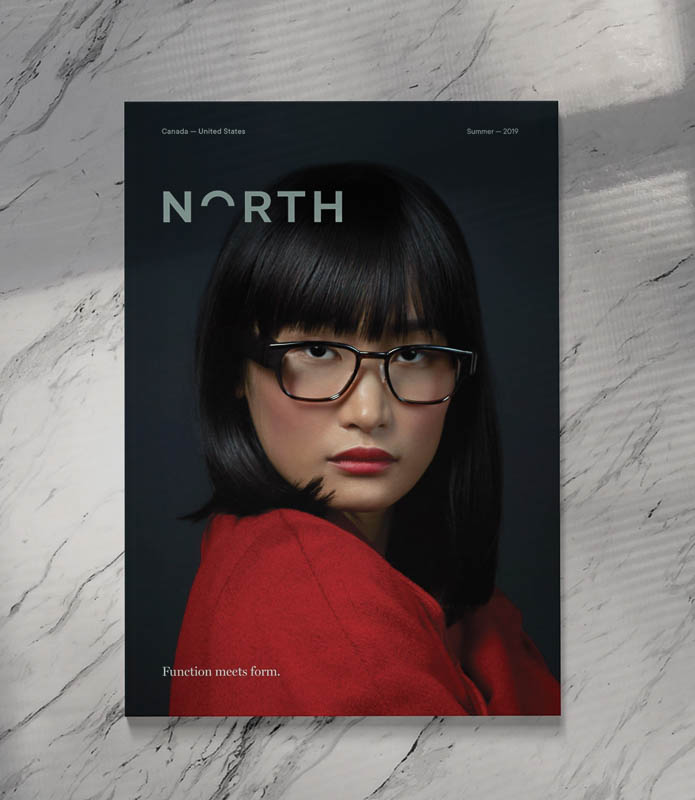 North designed by Character