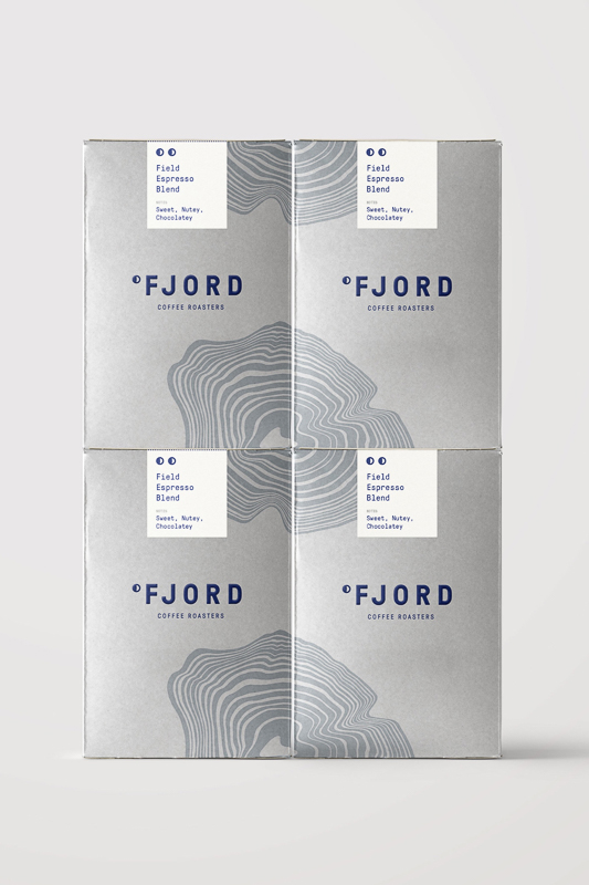 Fjord Coffee Roasters designed by Marie Stadelmann