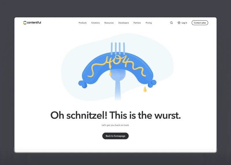 Contentful’s 404 Page