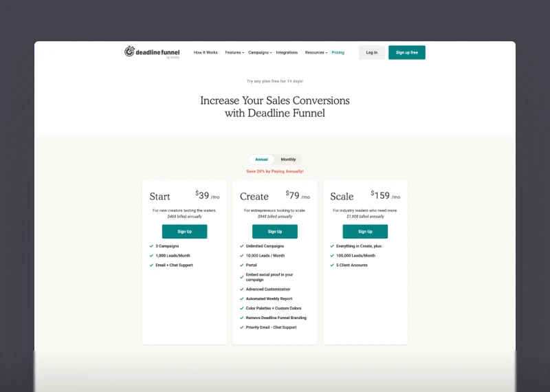 Deadline Funnel Pricing (2025)